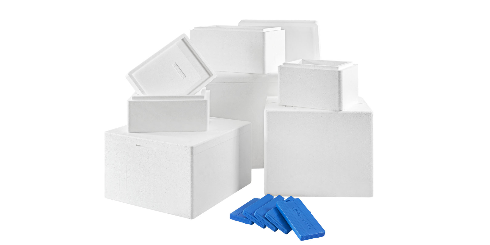 Styroporbox Thermobox Isolierbox Transportbox Wärmebox Kälte Wärme & Packs gr 